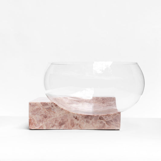 CLIFFHANGER BOWL - PINK MARBLE