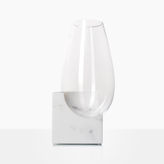 CLIFFHANGER VASE - CALACATTA CARRARA MARBLE