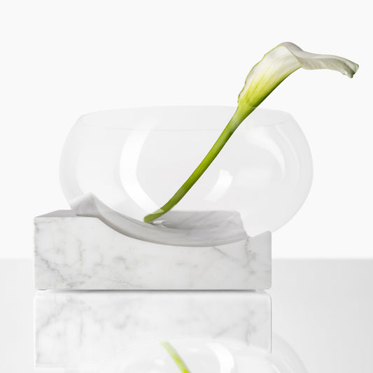 CLIFFHANGER BOWL - CALACATTA CARRARA